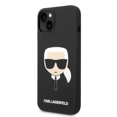 iPhone 14 PLUS juoda KARL LAGERFELD nugarėlė KLHCP14MSLKHBK 3