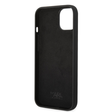 iPhone 14 PLUS juoda KARL LAGERFELD nugarėlė KLHCP14MSRSGRCK 6
