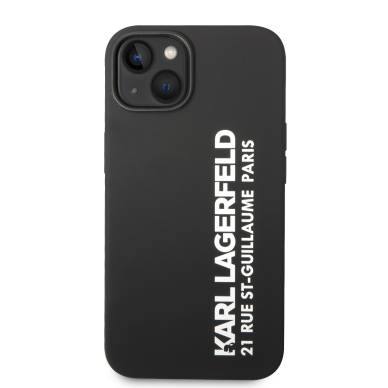 iPhone 14 PLUS juoda KARL LAGERFELD nugarėlė KLHCP14MSRSGVTK 2
