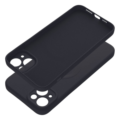 iPhone 14 PLUS juoda MagSilicone nugarėlė 2