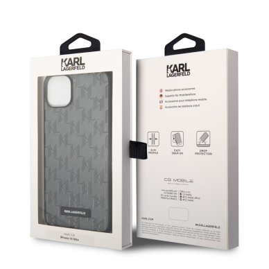 iPhone 14 PLUS pilka KARL LAGERFELD nugarėlė KLHCP14MSAKLHPG 7