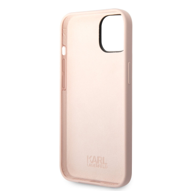 iPhone 14 PLUS pink NFT Liquid Silicone KARL LAGERFELD nugarėlė 6