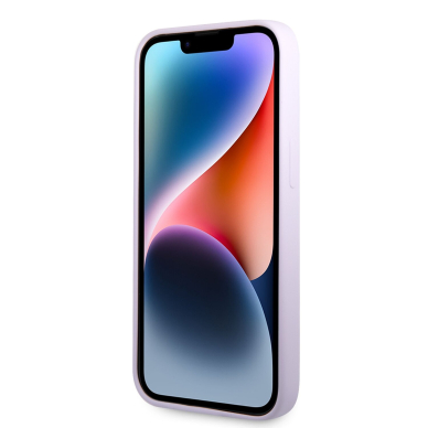 iPhone 14 PLUS purple NFT Liquid Silicone KARL LAGERFELD nugarėlė 1