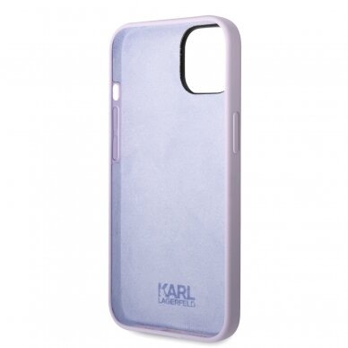 iPhone 14 PLUS purple NFT Liquid Silicone KARL LAGERFELD nugarėlė 6