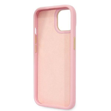 iPhone 14 PLUS rožinė GUESS nugarėlė GUHCP14MHGCRHP 4