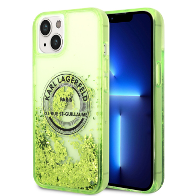 iPhone 14 PLUS salotinė water KARL LAGERFELD nugarėlė KLHCP14MLCRSGRN