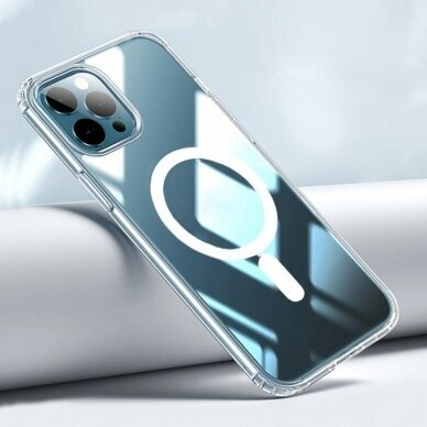 iPhone 14 PLUS skaidri PURE CLEAR MAGNETIC Devia nugarėlė 2