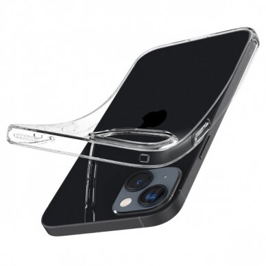 Iphone 14 PLUS skaidri SPIGEN LIQUID CRYSTAL nugarėlė 5