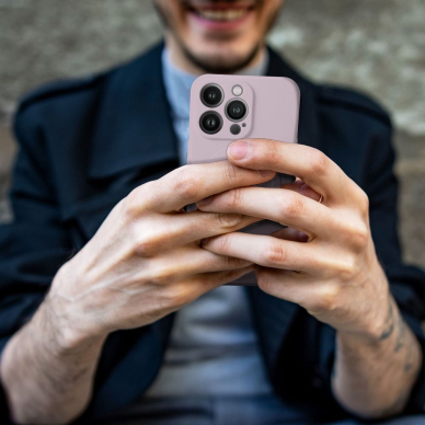 iPhone 14 PLUS šviesiai rožinė MagSilicone nugarėlė 6