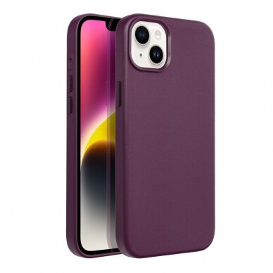 iPhone 14 PLUS purple MagLeather nugarėlė 1