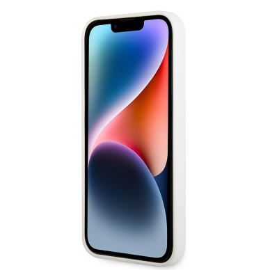 iPhone 14 PLUS white NFT Liquid Silicone KARL LAGERFELD nugarėlė 1