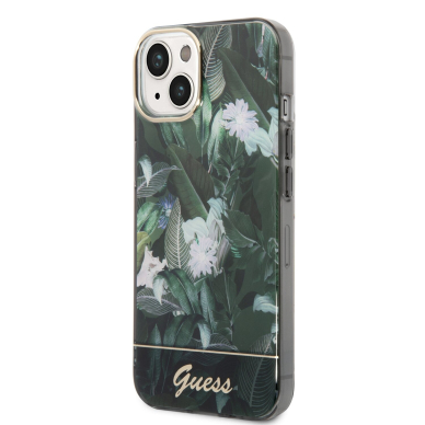 iPhone 14 PLUS žalia GUESS nugarėlė GUHCP14MHGJGHA 2
