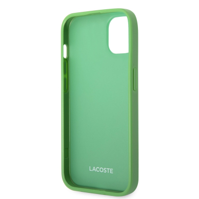 iPhone 14 PLUS žalia LACOSTE nugarėlė LCHCP14MPVCN 6
