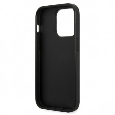 iPhone 14 PRO black Glitter Plaque Logo KARL LAGERFELD nugarėlė 6