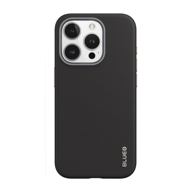 iPhone 14 PRO black Leather Magnetic Mr. Monkey nugarėlė