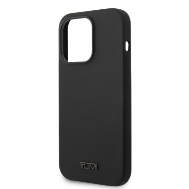 iPhone 14 PRO black Magsafe TUMI Liquid Silicone nugarėlė 5