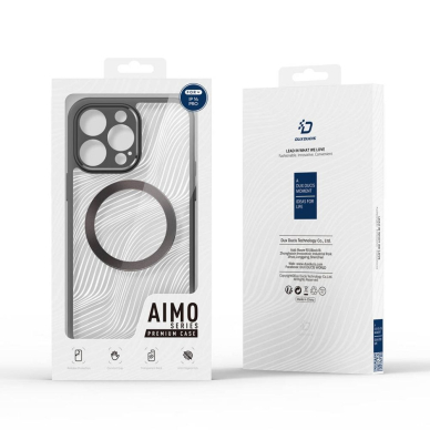 iPhone 14 PRO Black nugarėlė Dux Ducis Aimo MagSafe 10