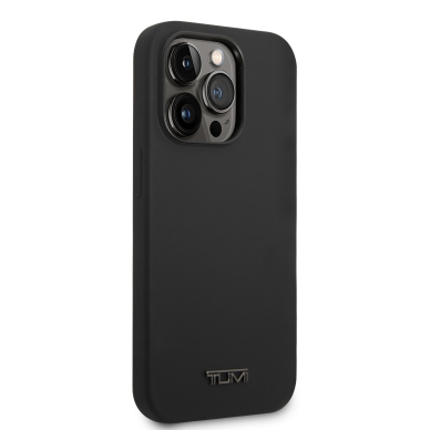 iPhone 14 PRO black TUMI Liquid Silicone nugarėlė 4