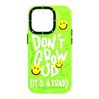 iPhone 14 PRO green YOUNGKIT Joyful Heart Don't Grow Up nugarėlė
