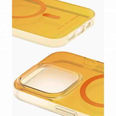 iPhone 14 PRO iDeal Of Sweden Clear MagSafe nugarėlė Orange Spritz 1
