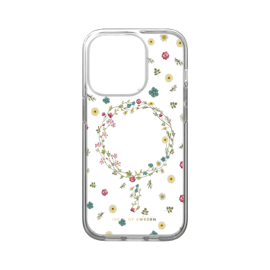 iPhone 14 PRO iDeal Of Sweden Clear MagSafe nugarėlė Petite Floral