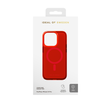 iPhone 14 PRO iDeal Of Sweden Clear MagSafe nugarėlė Radiant Red 4