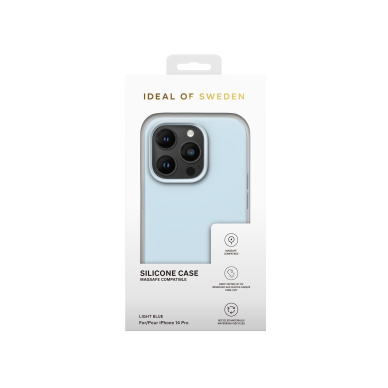 iPhone 14 PRO iDeal Of Sweden nugarėlė MagSafe Silicone Light Blue 4