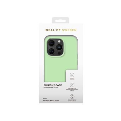 iPhone 14 PRO iDeal Of Sweden nugarėlė MagSafe Silicone Mint 4