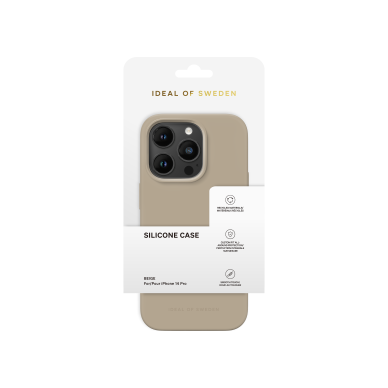 iPhone 14 PRO iDeal Of Sweden nugarėlė Silicone Beige 3
