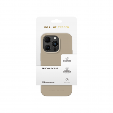 iPhone 14 PRO iDeal Of Sweden nugarėlė Silicone Beige 3