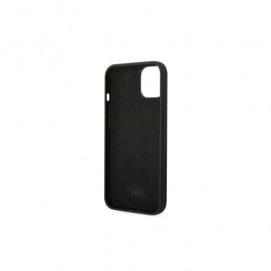 iPhone 14 PRO juoda KARL LAGERFELD nugarėlė KLHCP14LSRSGRCK 1