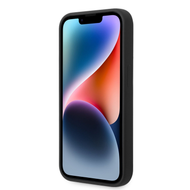 iPhone 14 PRO juoda KARL LAGERFELD nugarėlė KLHCP14LSRSGVTK 1