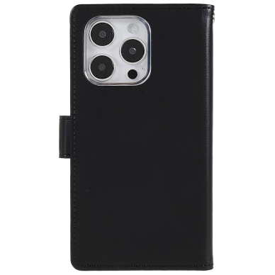 iPhone 14 PRO juodas MERCURY RICH DIARY dėklas 3