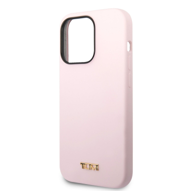 iPhone 14 PRO lilac Magsafe TUMI Liquid Silicone nugarėlė 5