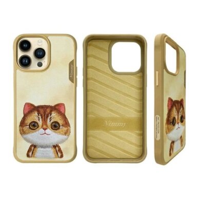 iPhone 14 PRO MAX beige NIMMY Big-Eyed Cat nugarėlė 1 iPhone 14 PRO MAX beige NIMMY Big-Eyed Cat nugarėlė 1