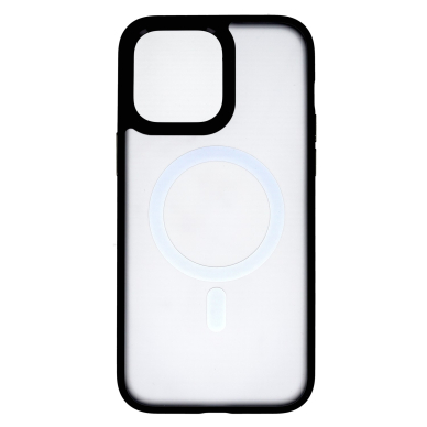 iPhone 14 PRO MAX black Magsafe FROSTED ANTI-DROP nugarėlė 1