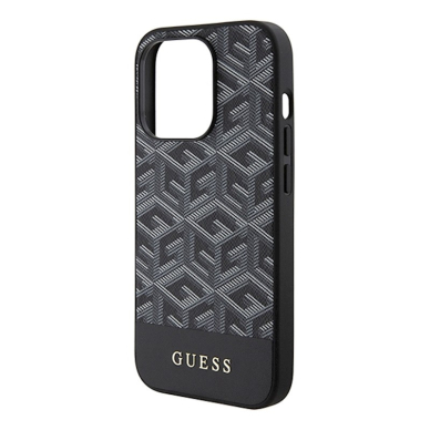 iPhone 14 PRO MAX black Magsafe GCube Stripes GUESS nugarėlė 3
