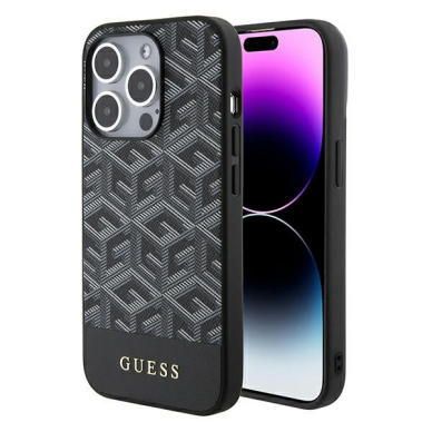 iPhone 14 PRO MAX black Magsafe GCube Stripes GUESS nugarėlė 2