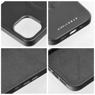 iPhone 14 PRO MAX black ROAR LEATHER MAG nugarėlė 3