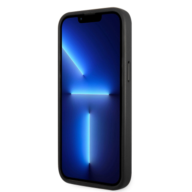 iPhone 14 PRO MAX black TUMI Leather W/ Vertical Card Slot nugarėlė 1