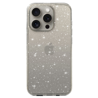 iPhone 14 PRO MAX clear Crystal Glitter nugarėlė 1
