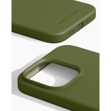 iPhone 14 PRO MAX iDeal Of Sweden nugarėlė MagSafe Silicone Khaki 1