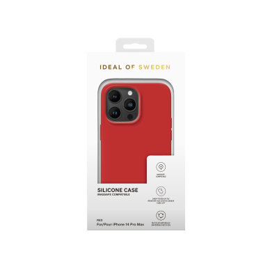 iPhone 14 PRO MAX iDeal Of Sweden nugarėlė Magsafe Silicone Red 4