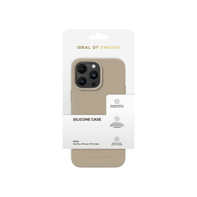 iPhone 14 PRO MAX iDeal Of Sweden nugarėlė Silicone Beige 3