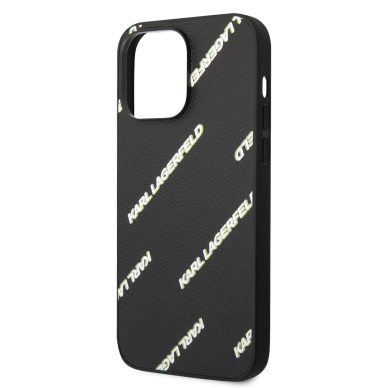 iPhone 14 PRO MAX juoda KARL LAGERFELD nugarėlė KLHCP14XPGMLKFK 5