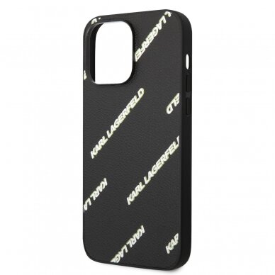 iPhone 14 PRO MAX juoda KARL LAGERFELD nugarėlė KLHCP14XPGMLKFK 5