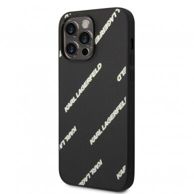 iPhone 14 PRO MAX juoda KARL LAGERFELD nugarėlė KLHCP14XPGMLKFK 2