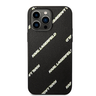 iPhone 14 PRO MAX juoda KARL LAGERFELD nugarėlė KLHCP14XPGMLKFK 3