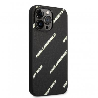 iPhone 14 PRO MAX juoda KARL LAGERFELD nugarėlė KLHCP14XPGMLKFK 4