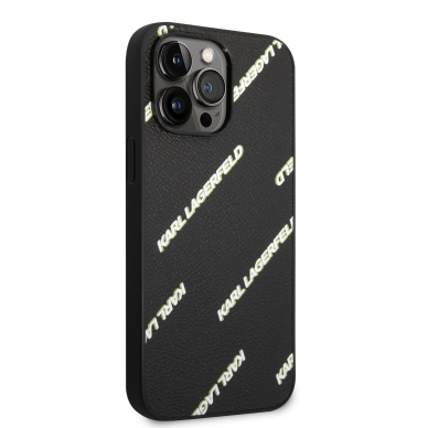 iPhone 14 PRO MAX juoda KARL LAGERFELD nugarėlė KLHCP14XPGMLKFK 4
